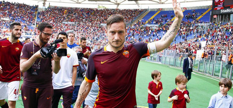 Totti mettra fin a sa carriere de joueur