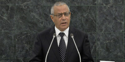 Ali Zeidan Libye 2013 10 10