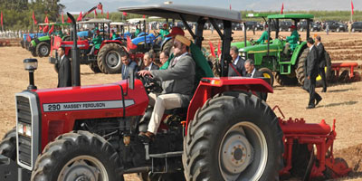 Mohamed VI campagne agricol 2012 10 18