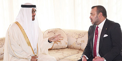 SM le Roi Mohammed VI et Cheikh Mohammed Ben Zayed 2015 03 20