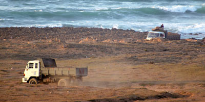 Safi Pillage de sable Maroc 2012 11 13