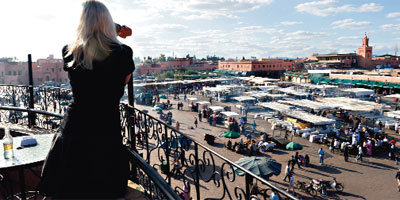 Touriste Marrakech Maroc 2013 07 31