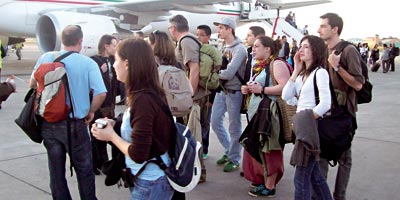 Touristes Maroc Aeroport 2012 05 11