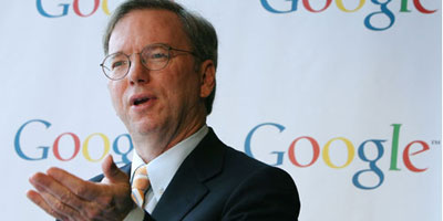 eric schmidt Google 2012 10 29