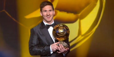 lionel messi ballon dor 2012
