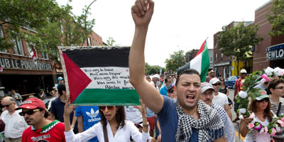 manifestation Gaza Montreal 2014 08 11
