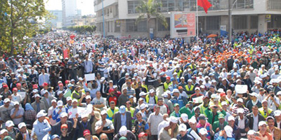 manifestation syndicat maroc 2015 04 30