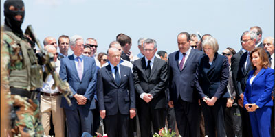 recueillent sur les lieux de attentat 2015 06 29