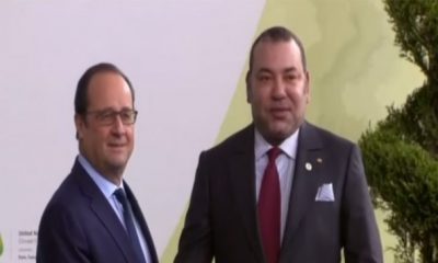 Arrivee de SM le Roi sur le site de la COP 21