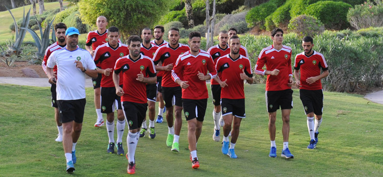 CHAN Rwanda 2016 Les Lions Atlas en stage de preparation a Marrakech