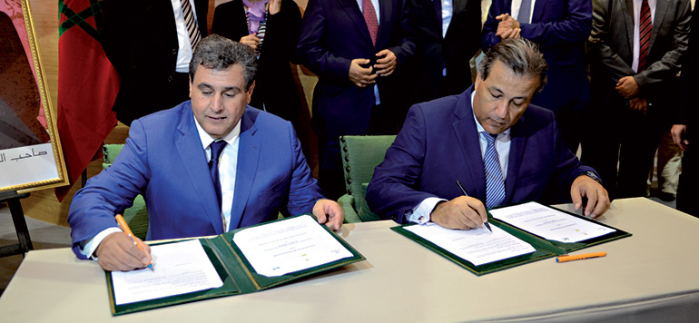 convention entre Credit Agricole du Maroc et le ministere de agriculture