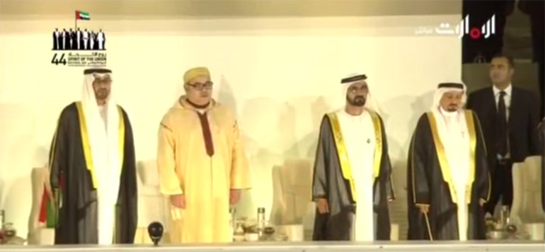Abu Dhabi SM le Roi Mohammed VI aux celebrations emiratis