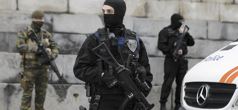 Arrestation de deux personnes suspectées de preparer des attentats en Belgique