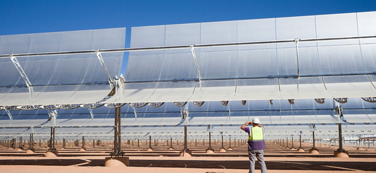 Presentation a Paris du plan solaire marocain