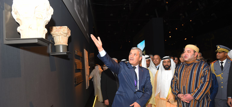 SM le Roi preside a Abou Dhabi la ceremonie inauguration de la semaine culturelle marocaine aux Emirats Arabes Unis3