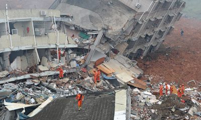 glissement de terrain en chine