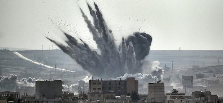 le raid de la coalition syrienne