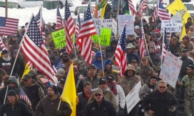 USA des milices occupent un parc terroristes manifestants