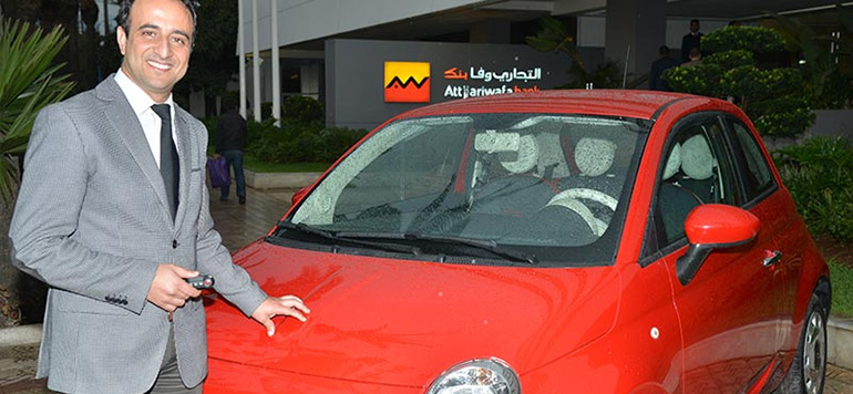 Attijariwafa bank offre une Fiat 500