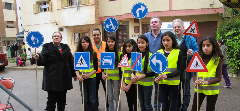Celebration a Casablanca de la journee nationale de la securite routiere