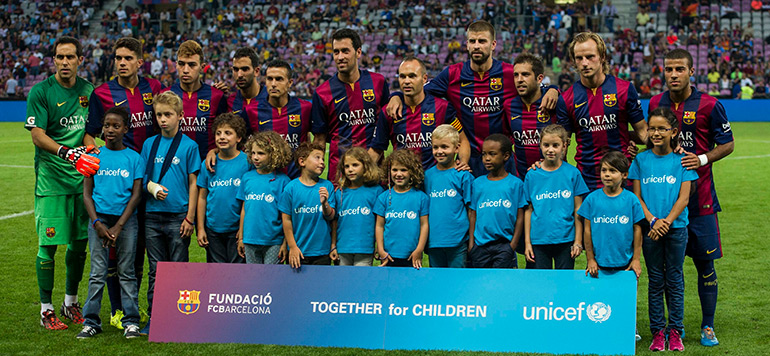 FC Barcelone Unicef
