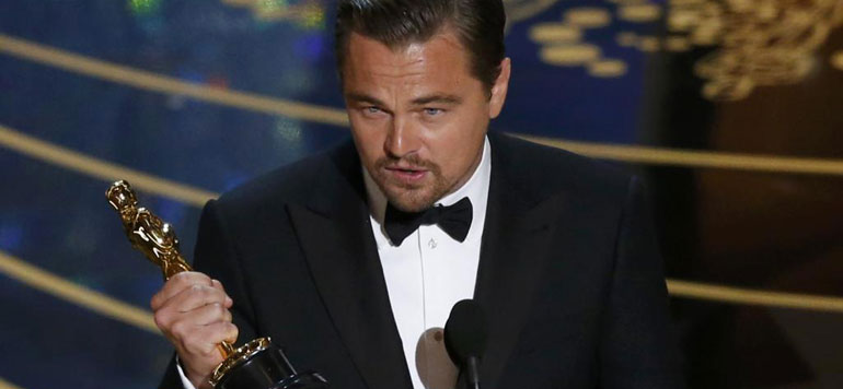 Leonardo DiCaprio remporte Oscar The Revenant