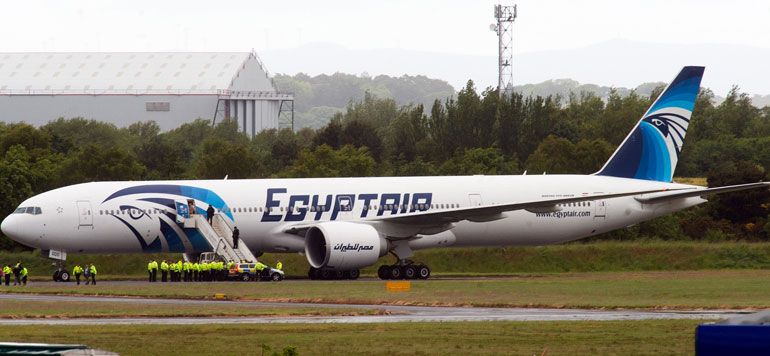 Avion detourne en Egypte 1