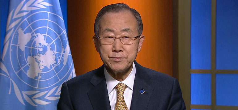Ban Ki moon regrette