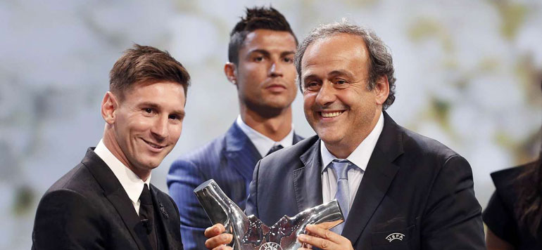 Platini et de Messi