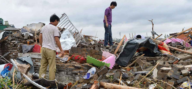 Chine Une Tornade fait 98 morts