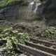 La circulation des trains un glissement de terrain