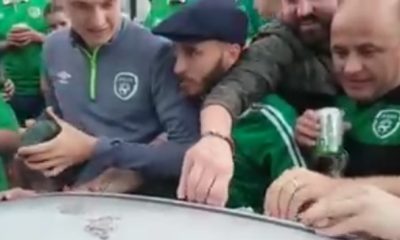 Les supporters irlandais