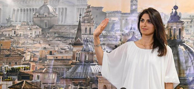 Virginia Raggi maire de Rome