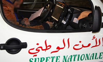 Tanger Un officier de police arrete
