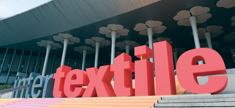 textile textiliens marocains presents a Intertextile de Shanghai