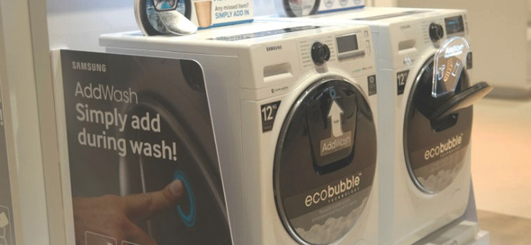 Samsung lance le lave linge Add Wash