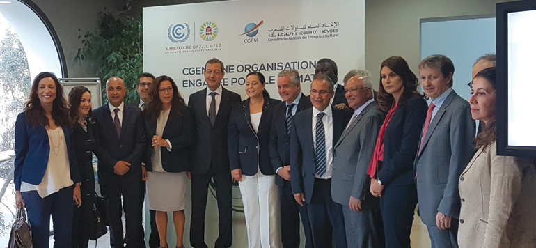 patronat se mobilise pour la COP22