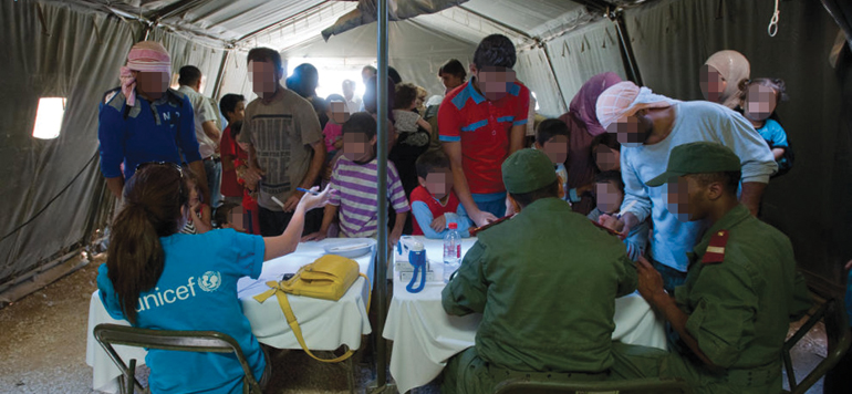 Le Maroc au chevet des refugies syriens