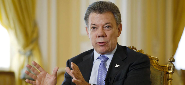 Le prix Nobel de la paix remis au president colombien Juan Manuel Santos