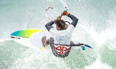 kitesurfeurs du monde en competition a Dakhla