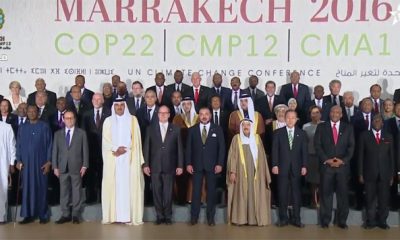 COP22 Mohammed VI a pose pour une photo de famille avec les chefs etat