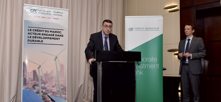 Credit du Maroc debat des Green Bonds avec les institutionnels