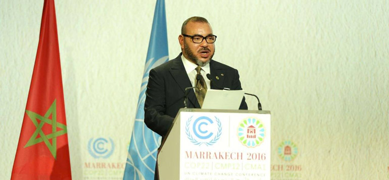 Discours adressé par SM le Roi lors de la Seance solennelle de Haut Niveau de la COP 22