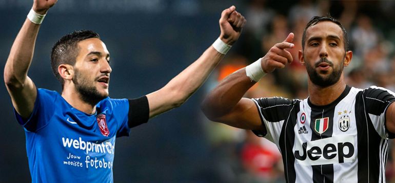 Football Benatia et Ziyech nomines pour le Lion dOr 2016