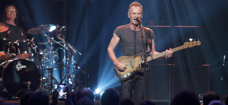 Inchallah chante par Sting au Bataclan de Paris
