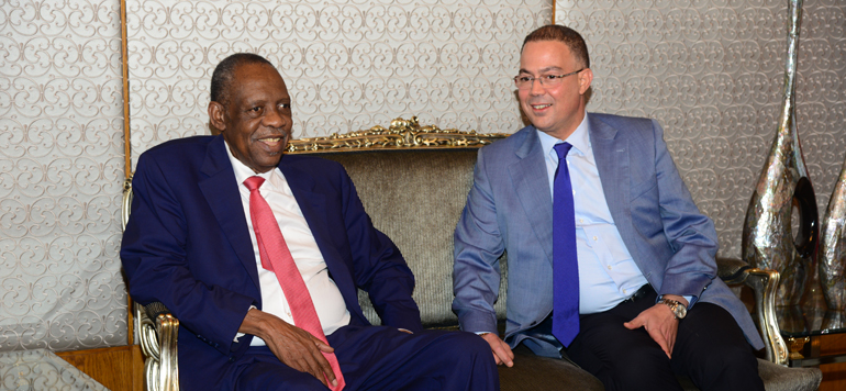 Issa Hayatou entretiens avec la FRMF