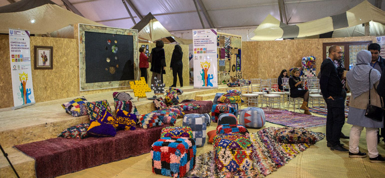 Le Maroc rayonne au village de la COP