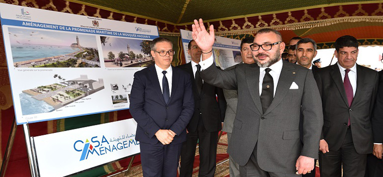 Casablanca maritime de la Mosquee Hassan II