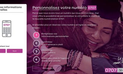 Des numeros personnalises chez Inwi