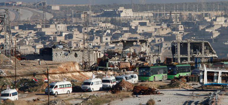 Syrie evacuation un deuxieme convoi habitants Alep